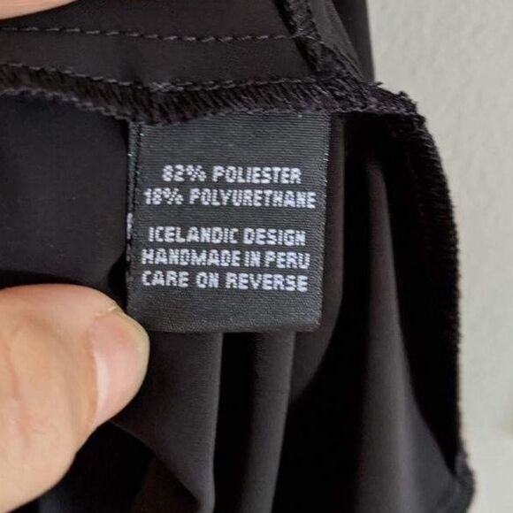 ELM by Matthildur A-Line Sleeveless Midi Black Dress L NWOT - Picture 12 of 16